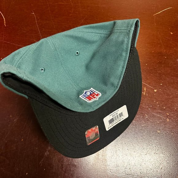 New Era Mens Green 59FIFTY Philadelphia Eagles NFL On Feild Snapback Cap 7 3/4 - Picture 2 of 3